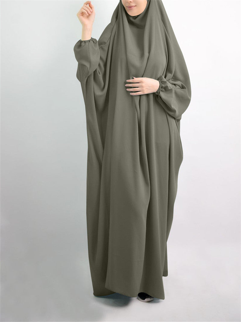 The full-cover abaya
