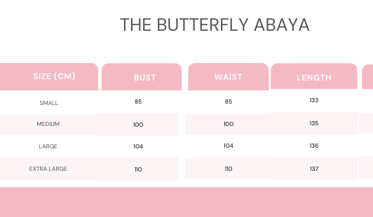 The butterfly abaya