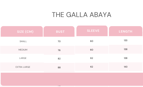 The galla abaya